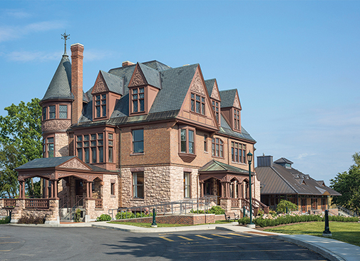 Alumni House and Jack and Shirley Silver Pavilion